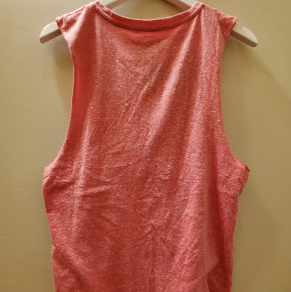 Vintage Disney Micky Mouse tank top salmon colour wide arm, SM - Picture 3 of 5